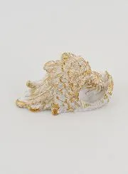 Protective Angel Asleep in his Wings Statue - 5 cm