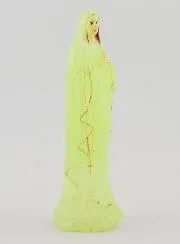 Our Lady of Lourdes Fluorescent Statue - 10 cm