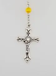 Fashion Rosary with Multicoloured Beads -60cm