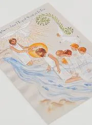 Baptism Card - He will Baptize you with the Holy Spirit and with Fire