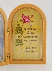 Diptych Icon Miraculous Virgin + Prayer