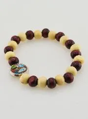 Medal of Lourdes Religious Child Bracelet