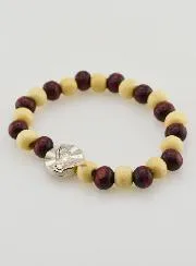 Medal of Lourdes Religious Child Bracelet