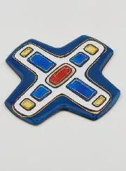 Lebanon Enamels Mosaic Square Cross