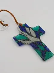 Dove Glass Cross