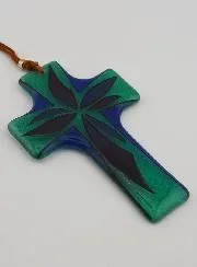 Handcrafted Glass Cross