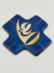 Holy Spirit Lebanon Enamels Square Cross
