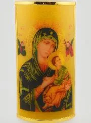 Our Lady Help of Christians Memory Communion Candle
