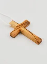 Olive Wood Communion Cross with Cord