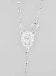 Luxury Solid Silver Rosary 925/1000