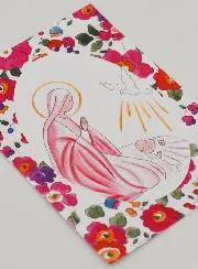 Baptism Picture - Dove & Virgin Mary