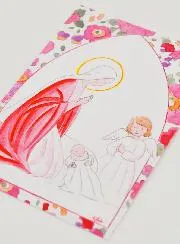 Baptism Picture - Guardian Angel & Virgin Mary