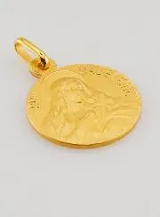Holy Mary Magdalene Gold Plated Baptism Medal