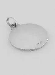 Our Lady of Lourdes Solid Silver Baptism Medal