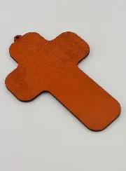 Musician Angel Wood Cross - Baptism Gift