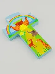 Noah's Ark Wood Cross