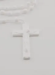 Fashion White Rosary