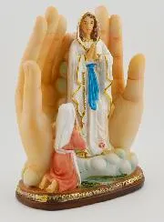 Illuminated Virgin Mary Statue Prayer - 14cm