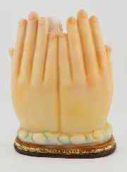 Illuminated Virgin Mary Statue Prayer - 14cm