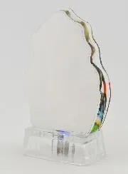 Our Lady of Lourdes Illuminated Glass Frame