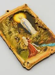 Our Lady of Lourdes Souvenir Icon - 15 cm
