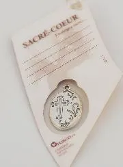 Rear-View Mirror Car Plate - Sacred Heart of Jesus