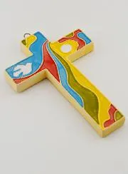 Ceramic Cross - Holy Spirit Dove