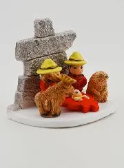 Nativity Scene Around the World - Canadian Nativity Set