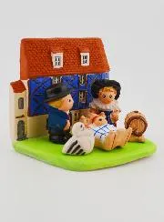 Nativity Scene Around the World - Alsace Region Nativity Set