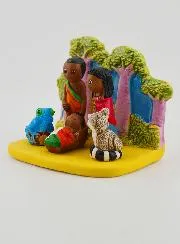 Nativity Scene - Madagascar Nativity Set