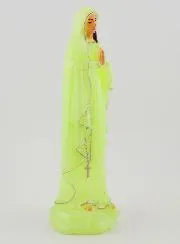 Our Lady of Lourdes Fluorescent Statue - 18 cm