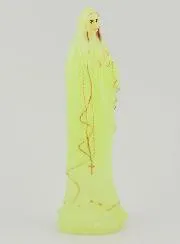 Our Lady of Lourdes Fluorescent Statue - 10 cm
