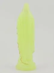 Our Lady of Lourdes Fluorescent Statue - 10 cm