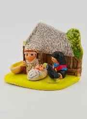 Nativity Scene Around the World - Amazonia Nativity Set