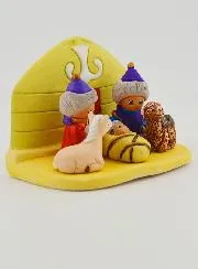 Nativity Scene Around the World - Mongolia Nativity Set