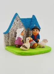 Nativity Scene Around the World - Limousin Region Nativity Set