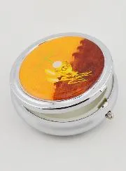 Orange Host Box - Cross & Bread of Life