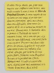 Set of 10 Prayer Cards to Our Lady Help of Christians