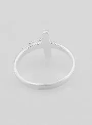 Sterling Silver Christ's Cross Ring - Size 58