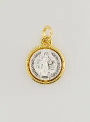 Saint Benedict Golden Medal - 1,5 cm
