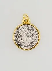 Saint Benedict Golden Medal - 2 cm