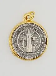 Saint Benedict Golden Medal - 2,5 cm