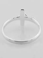 925 Silver Christ's Cross Ring - Size 60