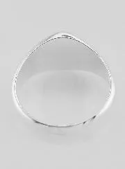 Sterling Silver Christ's Cross Chevalier Ring - Size 60