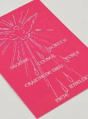 Girl Confirmation Card - 7 Gifts of the Holy Spirit