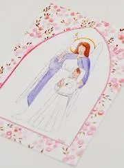 Girl Confirmation Card - Guardian Angel