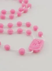 Pink Plastic Rosary