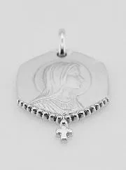 Sterling Silver Medal Holy Virgin Mary