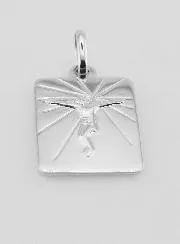 Jesus Christ Plate Medal - 925 Silver