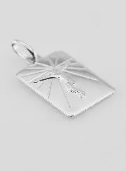 Jesus Christ Plate Medal - 925 Silver